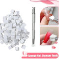 50Pcs/200Pcs Nail Art Sponge Set Manicure DIY Creative Nail Sponge Gripper Tool Sponge Gradient Nail Art Tools Accessories.