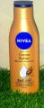 Nivea cocoa butter body lotion. 