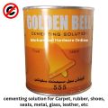 Adhessive / Glue for Carpet, Shoes, Leather, Rubber,  Formica, Pvc sheets etc. Commonly known as Samad bond / cementex / Golden Bell. 