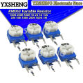 10PCS RM063 103 1K 2K 5K 10K 20K 50K 100K 200K 500K 1M 100 200 500 Ohm Ω Trimpot Trimmer Potentiometer RM-063 Variable Resistor. 