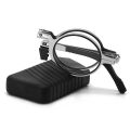 Retro Folding Reading Glasses for Men / Women Metal Frame Anti-blue Light Eyeglasses with Free Case. 