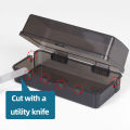 Waterproof Large Outdoor Electrical Box Lockable Weatherproof Outdoor Extension Cord Cover Plug Cover Protect Outlet Plug Socket. 