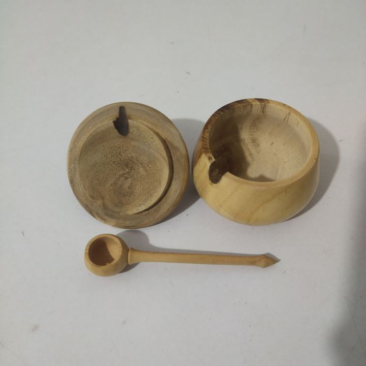 wooden%20solt%20pot%20with%20spoon%20handicraft%20salt%20pot%203"%20-%20Image%203