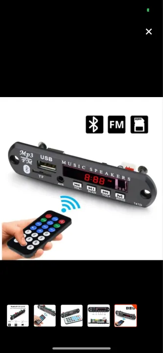 Bluetooth%20Audio%20Decoder%20Board:%20USB%20MP3%20WMA%20FM%20AUX%20Kit%20with%20Remote%20Control%20-%20Image%206