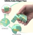 Infinity Cube for Ahd Autism Stress Anxiety Reliever Toy Pack of 1 Piece Random Selection. 