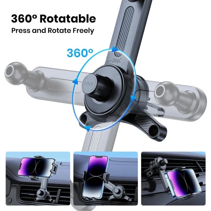 TOPK%20D42T%20Car%20Phone%20Mount%20,%20Extended%20Arm%203-Point%20Support%20Extendable%20Metal%20Hook%20Superior%20Stability%20Cell%20Phone%20Holder%20for%20Cars%20-%20Image%205