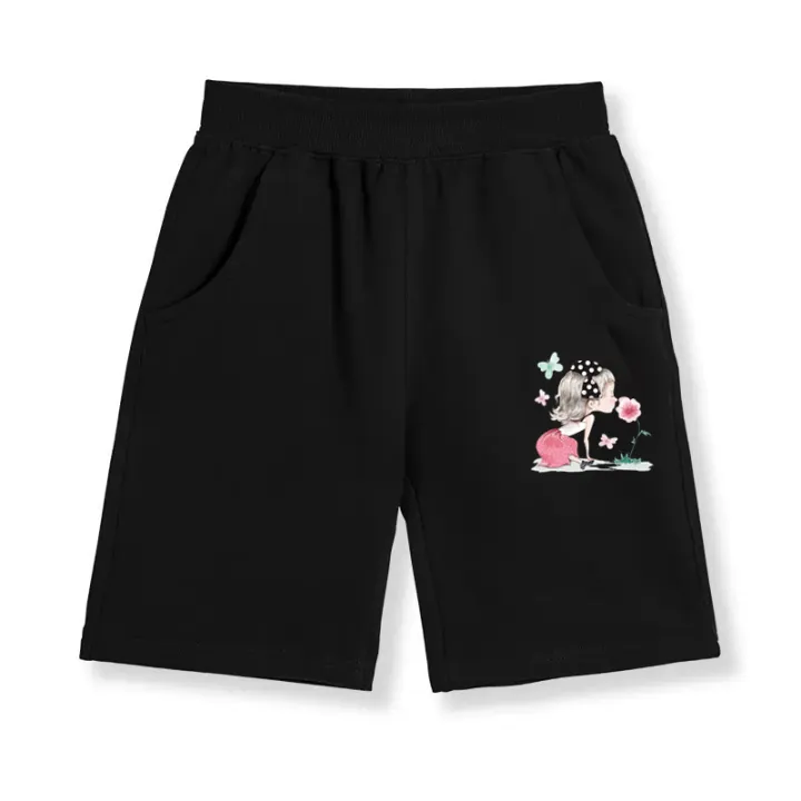 Girls%20New%20Cotton%20Pant%20Butterfly%20Casual%20Shorts%20Summer%20Loose%20Sweatpants%20Children%20Student%20Printed%20Short%20Pants%203-14Y%20-%20Image%204