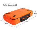 Goture Waterproof Fishing Box Double Side Removable Grid,Fishing Tackle Box for Bait Lure Hooks Storage,Carp Fly Fishing Box. 