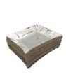 Paper Plates rectangular Foil coated | Disposable Paper Plates / Trays | Large Medium And Small sizes. 
