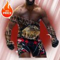 MOTO2025 New Men's Quick-drying Shorts U F C Fitness Breathable Sports Comfortable Sweat-absorbing Shorts Fighting Boxing Shorts.