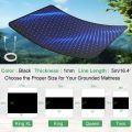 Breathable Grounding Leather Mattress sleep mat Conductive Therapy pad for Better Sleep Reduce Stress earth benefit. 