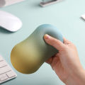 PC Office Silicone Mouse Pad Wrist Rest Pad Desktop Mouse Keyboard Handheld Soft Pad Student Office Supplies. 