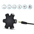 3.5mm Earphone Audio Splitter 1 Male To 1 2 3 4 5 Female Cable 5 Way Port Aux Music Sound Output Cables Stereo Headset Extension.