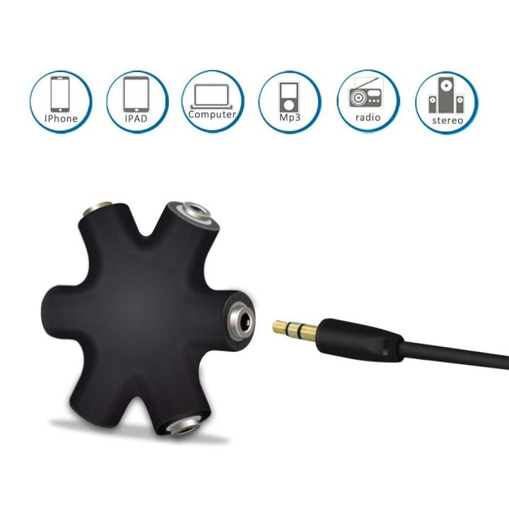 3.5mm%20Earphone%20Audio%20Splitter%201%20Male%20To%201%202%203%204%205%20Female%20Cable%205%20Way%20Port%20Aux%20Music%20Sound%20Output%20Cables%20Stereo%20Headset%20Extension%20-%20Image%203