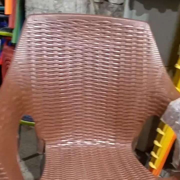 Plastic Chair - Set Of 6 Plastic Chairs + 1 Folding Table | Plastic ...