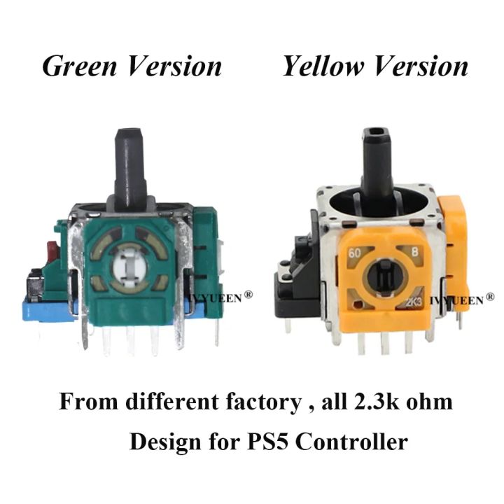 IVYUEEN%20Joysticks%20Replacement%20for%20Playstation%205%20DualSense%20PS5%20Controller%202K3%20Ohm%20Analog%20Stick%203D%20Thumbstick%20Repair%20Parts%20Kit%20-%20Image%202