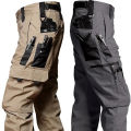 Field Training Suit Men Wear-Resistant Sets Breathable Long Sleeve Shirt Multi-Pocket Pant Autumn Outdoor Training Suit.