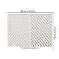 1pc Kitchen Draining Mat Household Dining Table Heat Insulation Mat Silicone Slope Tableware Plate Cup Bathroom Storage Mat. 