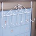 Over Door Hanger with 7 Hooks Screwless Metal Over the Door Towel Hook Organizer, .... 