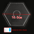 2.6mm Hama Beads Template DIY Perler Square Pegboard Fuse Beads Tool Educational Tangram Jigsaw Puzzle Template Kids Toy. 
