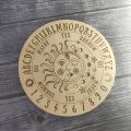 Star Pendulum Board, Wooden Divination Board, Pendulum Board For Divination, Metaphysical Message Board, Witchcraft A Supplies.