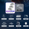 LED Car Mini Touch Light USB Charging Portable Auto Roof Ceiling Reading Night Lamp Wireless Car Decoration Ambinet Light White. 