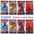 4 Pack Pokemon Cards Team up Sun Moon Thunder English Trading Card Game Evolutions Booster Collectible Kids Toys DESTINED RIVALS. 