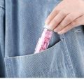 Exceart Portable Soap Paper Sheets Disposable Hand Washing Bath Toiletry Paper Soap Petals Soap Flakes with Storage Tube for Home Travel Camping Hiking. 
