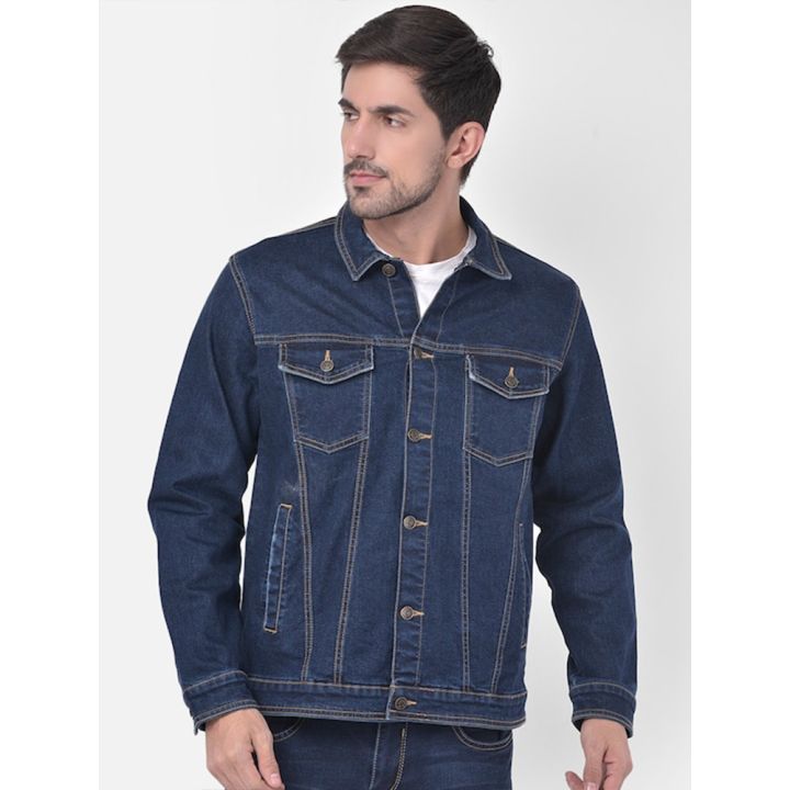 Mens Fashionable Denim Fabrics Jeans Jacket