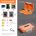 Camera SD Card Case CFexpress B Storage Waterproof TF Card Case Anti-Shock Memory Cards Cases for CF SIM Photography Accessories. 