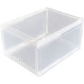 Open shoe box Tower box hard plastic box (slide cover). 