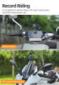 Motorcycle Windshield Clip Mount for Go Pro 13 12 11 10 9 8 7 OSMO 360 Action 4 5 Pro Insta 360 X5 X4 Go 3S ACE Pro 2 Camera.