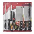 Kitchen Knives Set Stainless Steel Meat Chopping Cleaver Fish Vegetables Slicing Butcher Knife Chef Knife with Plastic packaging. 