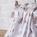 HappyFlute  Crib Fitted Sheet Breathable Elastic Design Skin-Friendly Fitted Sheet for Baby. 