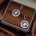Game Baldur's Gate Gale Dekarios Cosplay Star Pendants Ear Loops Titanium Steel Earrings Jewelry Eardrop Accessories Xmas Props. 