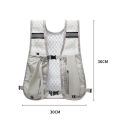 Biking Running Storage Vest Backpack Lightweight Running Vest Reflective Hydration Water Chest Pack Phone Storage Pocket. 
