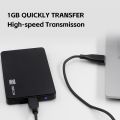 USB 2.0 HDD External Hard Drive Case 2.5 Inch Plastic SATA Enclosure SSD High Speed Transmission Support Window Mac Android.