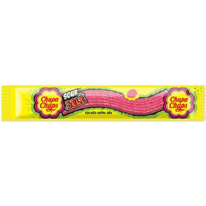 ChupaChups Sour Belt Strawberry Flavour 10g