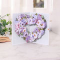 Violets Flower Greeting Card Gifts For Love Beautiful Florid Card With Envelope Valentines Greetings Card Birthday Presents Card. 
