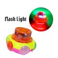 multi color plastic made luttoo with spinner high quality spinner luttoo with flesh light while spinning. 