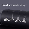 1 pair of transparent shoulder straps underwear invisible seamless suspender bra anti drop strap can expose bra accessories. 