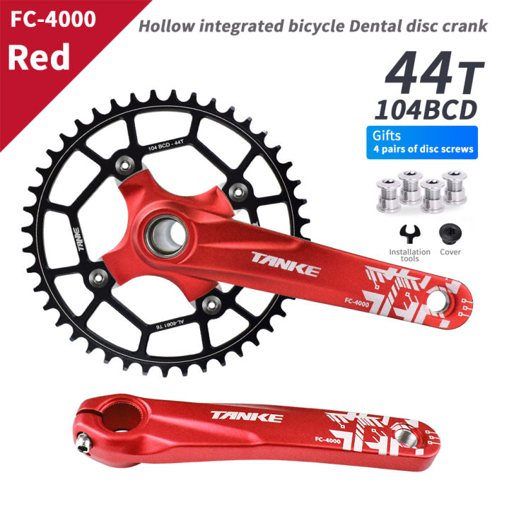 TANKE%20Crankset%20170MM%20Bicycle%20Chainring%20hollow%20integrated%20crankset%20104%20BCD%20Narrow%20Wide%20Bike%20MTB%20Crown%20%20Square%20Hole%20Sprocket%20crank%20-%20Image%207