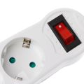 Germany Standard Extensions Adapter to EU Electrical Sockets With ON/OFF Switch 1 To 2/3 Way Power Plug Socket 250V Fast Charge. 