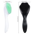 Handheld Silicone Face Scrubber Exfoliator, Ooloveminso Face Brushes for Cleansing and Exfoliating, Manual Facial Cleansing Brush, Gentle Soft Face Wash Brush for Sensitive, Delicate, Dry Skin (No Color Choice). 