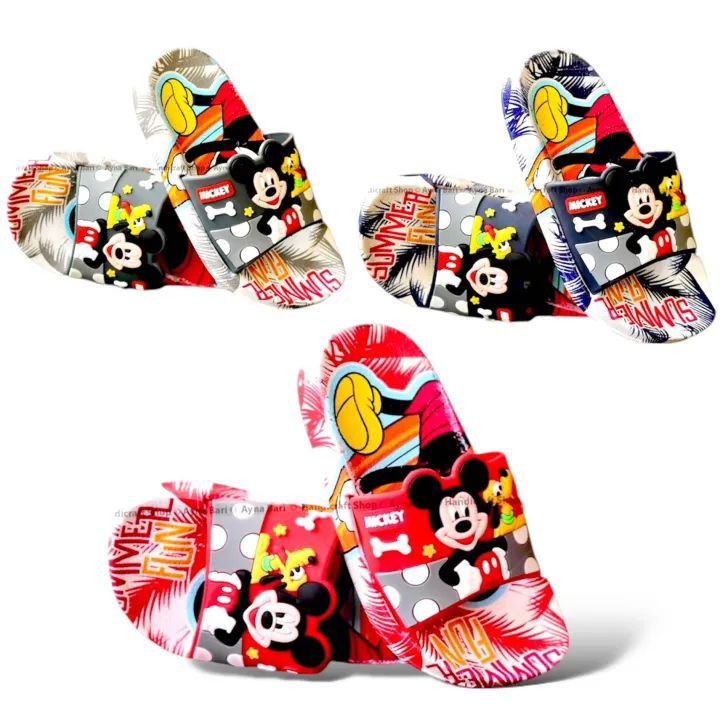 Disney%20Mickey%20Mouse%20Kids%20Sandals%20%7C%20Boys%20&%20Girls%20Sliders%20with%20Supportive%20Strap%20for%20Toddlers%20%7C%20Slides%20for%20Child%20%7C%20Blue%20&%20Black,%20Red%20Slip-on%20Pool%20Shoes%20Footwear%20-%20Image%204
