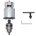 775 DC Motor Miniature Hand Drill Chuck Rod 12V 12000RPM Lathe Press Mounting Bracket for Milling Cutting Drilling Machine. 