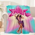 Singer Emilia Mernes Mp3 Blanket Plush Nap Sofa rug for Living Room Warm Office Bedroom Birthday Home Travel Kid Gifts. 
