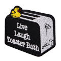 Cute Dog Animals Quotes Embroidered Patches for Clothing Jackets Cartoon Patch DIY Iron on Patches Applique Accessories Stickers.
