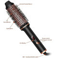 3 In 1 Ionic Hair Curler Straightener Professional Curling Iron Heated Hair Styling Brush Anti-Scald Thermal Brush Curl Wand. 