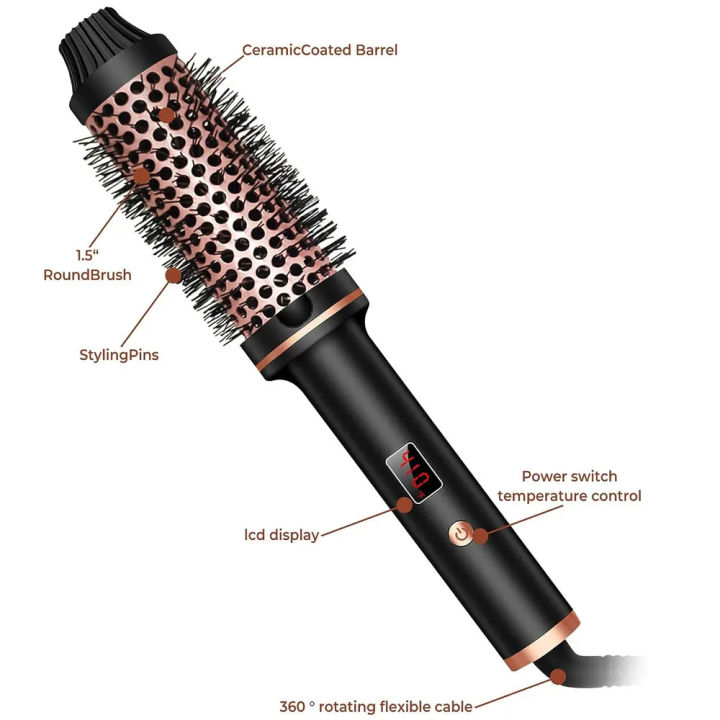 3%20In%201%20Ionic%20Hair%20Curler%20Straightener%20Professional%20Curling%20Iron%20Heated%20Hair%20Styling%20Brush%20Anti-Scald%20Thermal%20Brush%20Curl%20Wand%20-%20Image%202